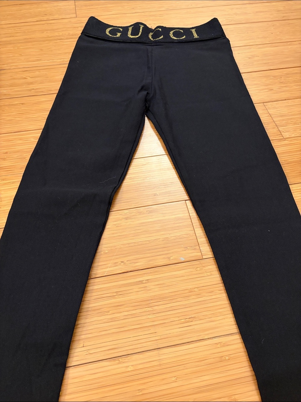 Slim Straight Black Stretch Knit-Waist Jeans size 00